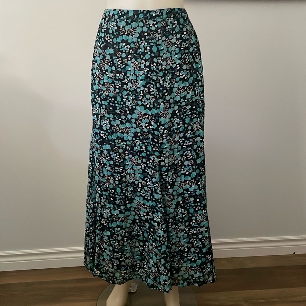 Floral maxi skirt
